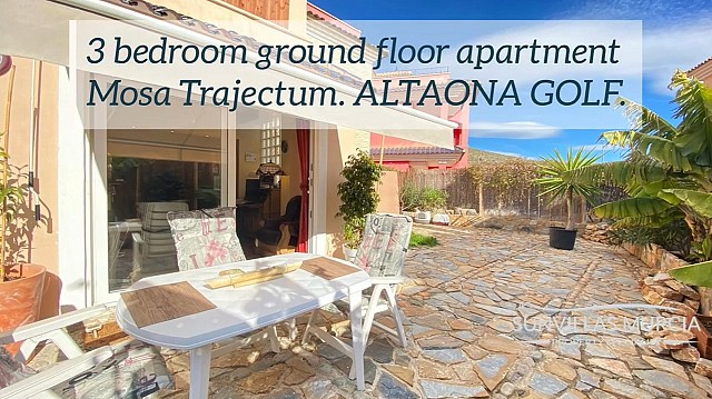 Apartamento de 3 dormitorios en Altaona Golf