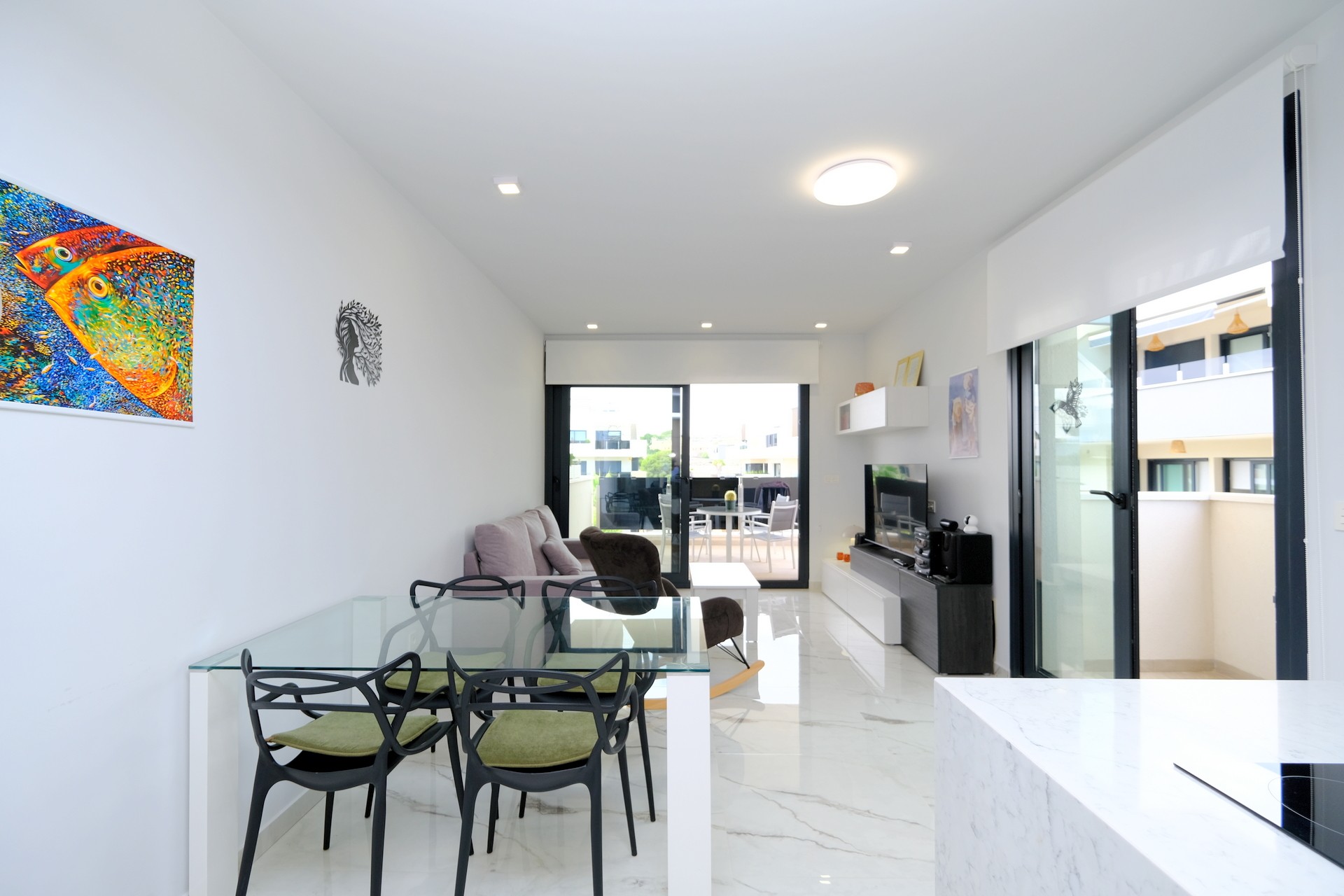 Apartament z 2 sypialniami w Villamartin